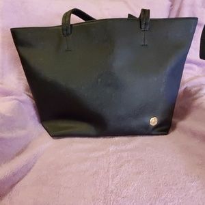 Vince Camuto Black Leather Shoulder Bag